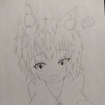 【落書き】ホロライブ・猫又おかゆ
