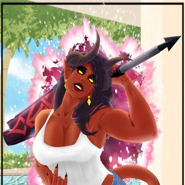 Malevola Gibb At The Beach