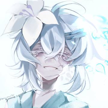 White lily cookie
