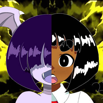 Kaki e morcega sem nome 🖤💜