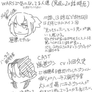 WARS20話まで見返しての感想的なもの