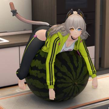 Cats on Watermelons-Arbuz Remake