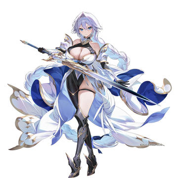 【work】『千年戦争アイギス』蒼白の剣姫ヴァルティナ