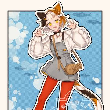 三毛猫ねこみみ