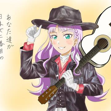 日本文化にやたら詳しいマルガレーテさん② [色鉛筆ツール練習]