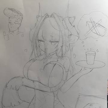 粉色奶龍