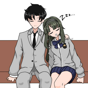 一緒に寝る
