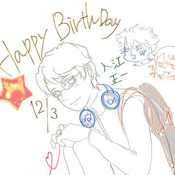 2021～2025　白蘭さん入江正一誕生日絵　つらつらと～