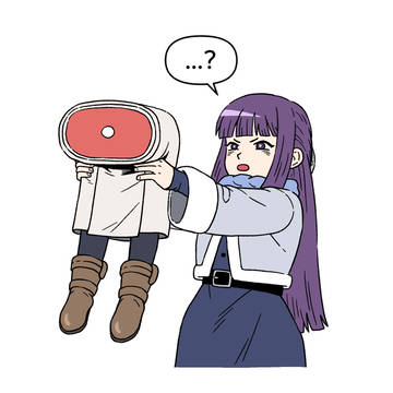 프리렌 반으로 갈라지는 만화