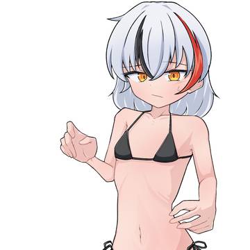 薄い胸板と肋骨だけ描いておけばOK！