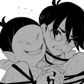 我々は運命の黒い糸で結ばれているというわけです