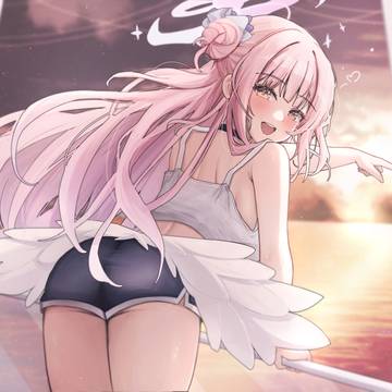 夕日