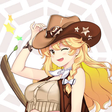 【午年企画】星降る荒野の魔法使い?カウボースタイルの魔理沙!