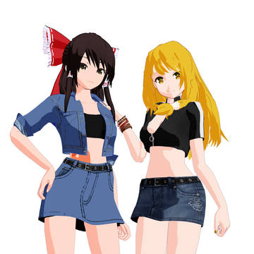 [MMD] ANTIFRAGILEのレイマリ