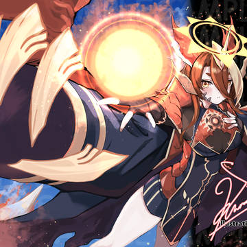 skeb依頼　竜皇神 ボルシャック・バクテラス擬人化