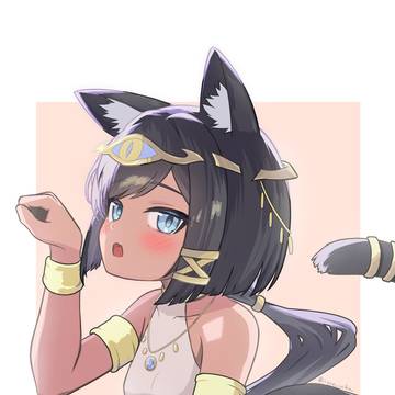 褐色エジプト猫耳2