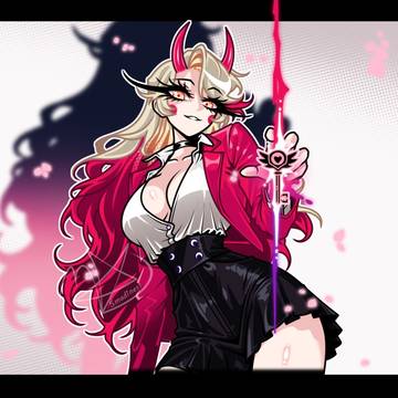 Hazbin Hotel - 2 DEMON + 2 ANGEL