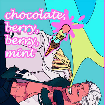 Chocolate,berry,berry,mint