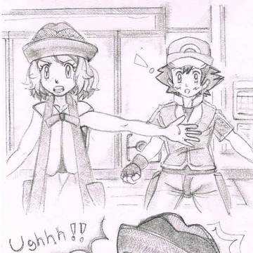 カロス地方にも現れた・・・とセレナの戦いのラクガキ