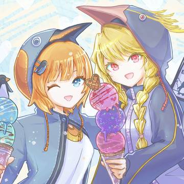 ぺんぎん女子とアイスクリーム