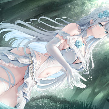 水浴びお姫様