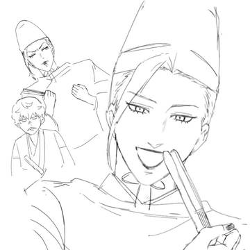 けっこう前の落書きたち