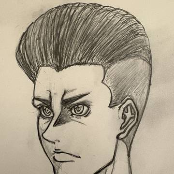 リーゼント男子