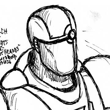 March of Robots - XV - Head 03