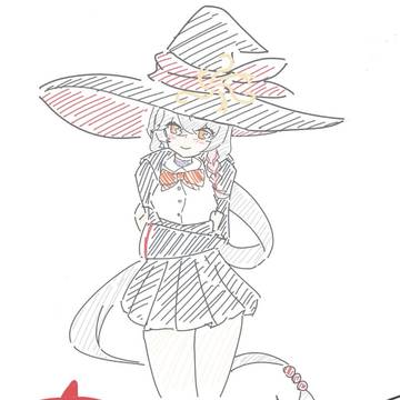 絵チャで描いたエリちゃん