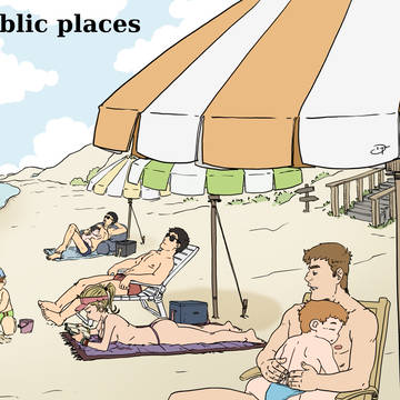 Public places