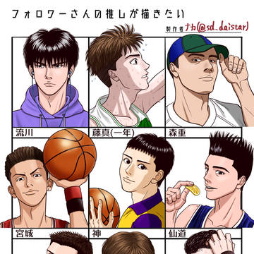 フォロワーさんの推しを描くやつ