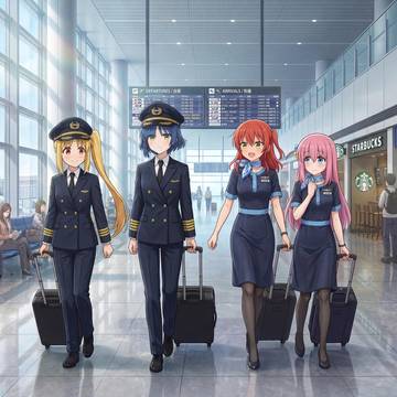 ぼっち・ざ・フライト!✈️ 結束クルー