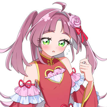 デッカぬりえのチャイナドレスがかわいい小林みくるちゃん