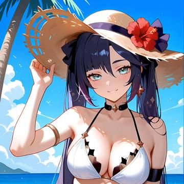 Mona at the Beach