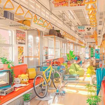 Lively Train