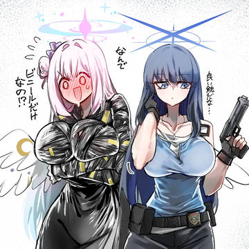 バイオRE3コスのミカ(ネメシス)とサオリ(ジル)