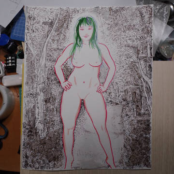 Added touches to the painting.