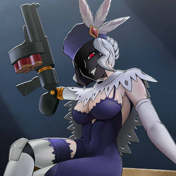 Black Dahlia from "Skullgirls"