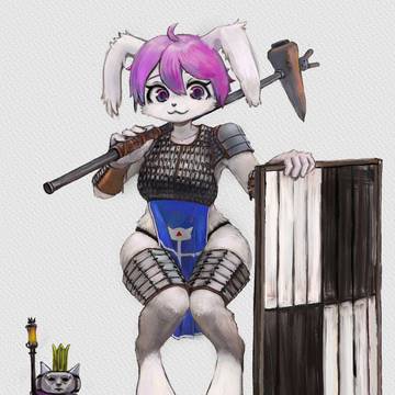 Rabbit Cleric - ウサギの聖職者