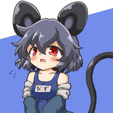 スク水パーカーナズーリンらくがき