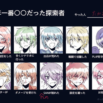 TRPG絵まとめ【2023～2025年】