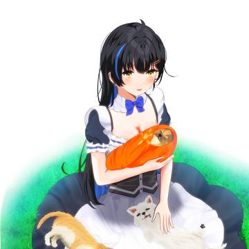 チワワと光あふれる日向の中で