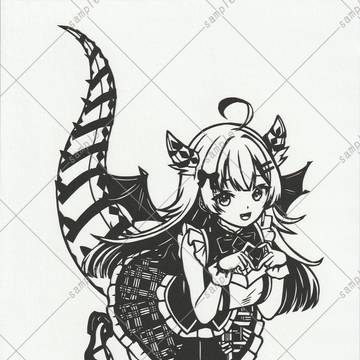 あいさきちぃ　新ビジュアル切り絵