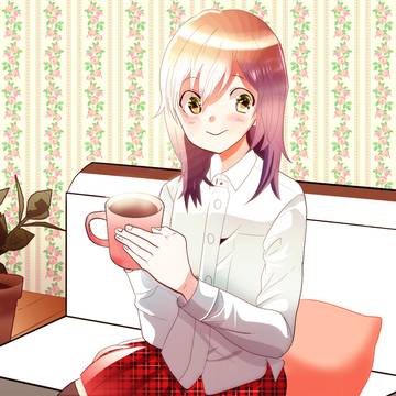 ココアで一休み