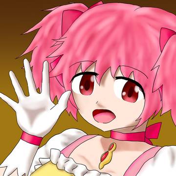 落描き：鹿目まどか