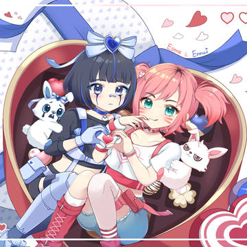 【Fortnite】エズミ＆アンニュイ❤️💙