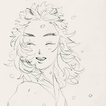 春イラストとラクガキ漫画