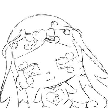 ピカリーネ様落書き