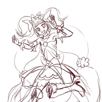 プリキュアラフイラスト　キュアトゥインクル