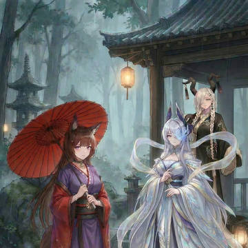 雨の庭